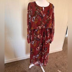 Chicos floral dress. NWT. Size 1 - women’s size 6-8